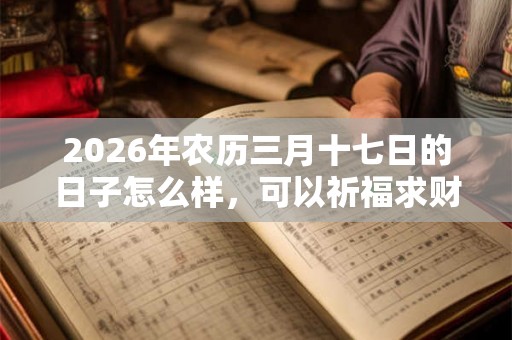 2026年农历三月十七日的日子怎么样，可以祈福求财吗？