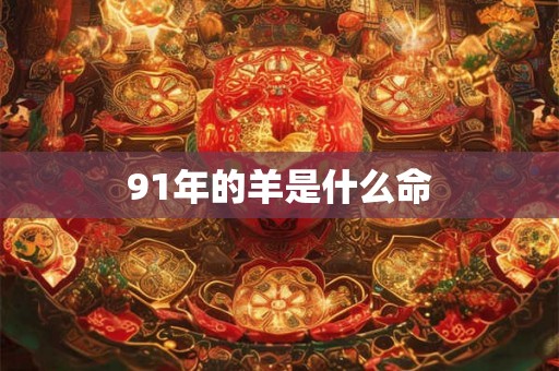 91年的羊是什么命
