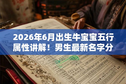 2026年6月出生牛宝宝五行属性讲解！男生最新名字分享