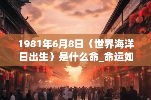 1981年6月8日（世界海洋日出生）是什么命_命运如何