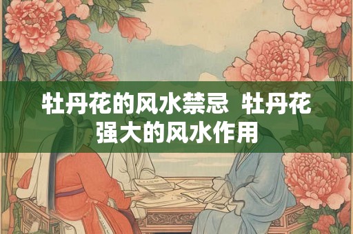 牡丹花的风水禁忌  牡丹花强大的风水作用