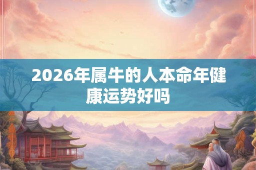 2026年属牛的人本命年健康运势好吗 2026年属牛的人本命年健康运势好吗