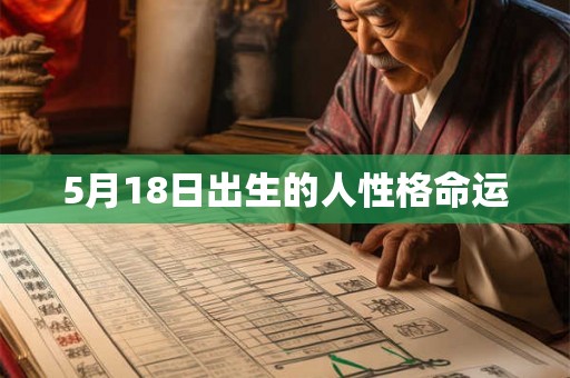 5月18日出生的人性格命运