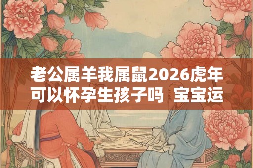 老公属羊我属鼠2026虎年可以怀孕生孩子吗  宝宝运势好不好