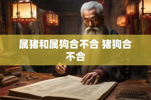 属猪和属狗合不合 猪狗合不合