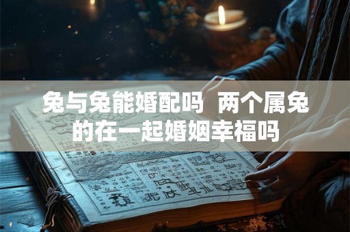 兔与兔能婚配吗  两个属兔的在一起婚姻幸福吗