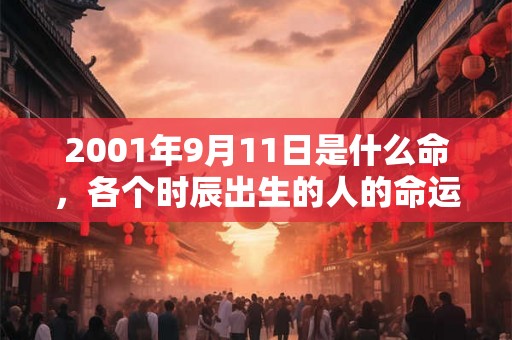 2001年9月11日是什么命,各个时辰出生的人的命运 2001年9月11日是什么命,各个时辰出生的人的命运