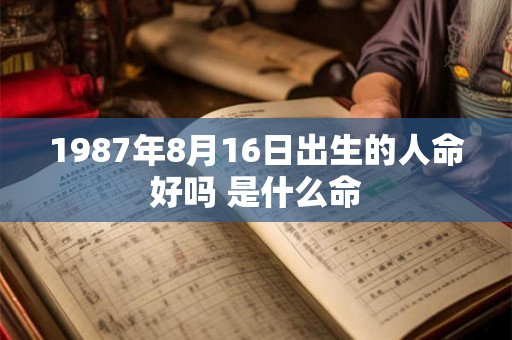 1987年8月16日出生的人命好吗 是什么命 1987年8月16日出生的人命好吗 是什么命