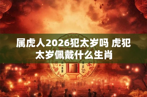 属虎人2026犯太岁吗 虎犯太岁佩戴什么生肖