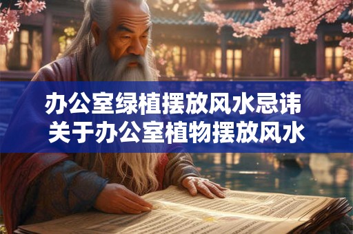 办公室绿植摆放风水忌讳 关于办公室植物摆放风水 办公室绿植摆放风水忌讳 关于办公室植物摆放风水