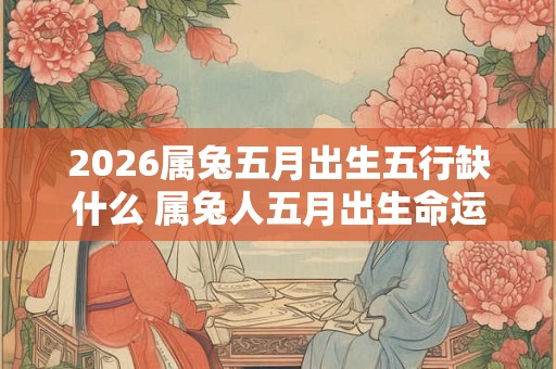 2026属兔五月出生五行缺什么 属兔人五月出生命运如何