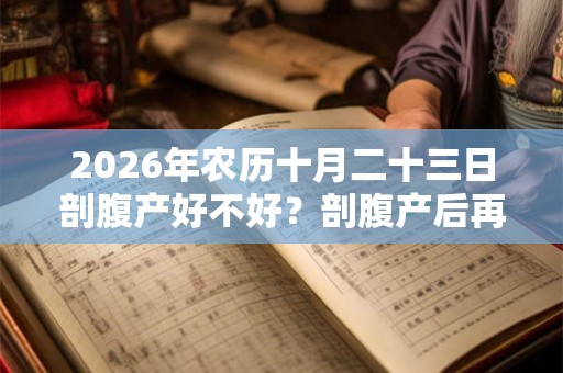2026年农历十月二十三日剖腹产好不好？剖腹产后再怀孕注意事项