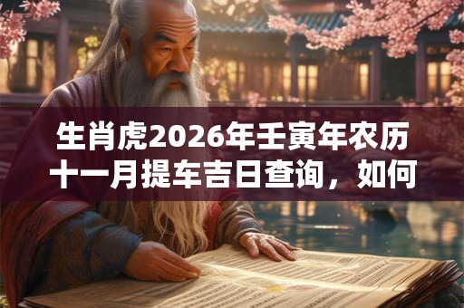 生肖虎2026年壬寅年农历十一月提车吉日查询，如何判断车新不新？