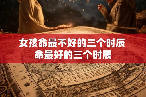 女孩命最不好的三个时辰 命最好的三个时辰