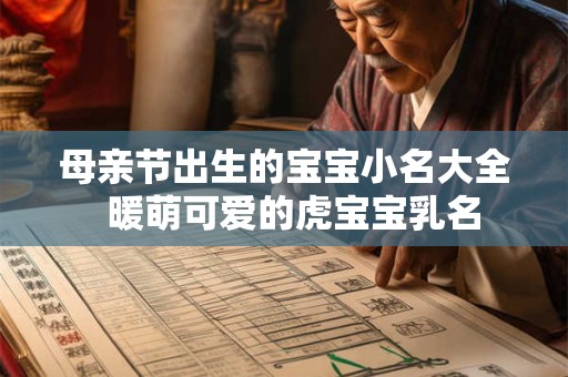 母亲节出生的宝宝小名大全  暖萌可爱的虎宝宝乳名