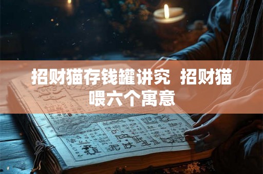 招财猫存钱罐讲究  招财猫喂六个寓意
