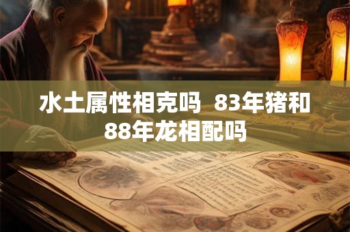 水土属性相克吗  83年猪和88年龙相配吗