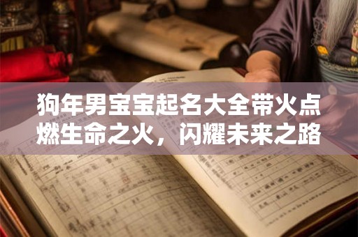 狗年男宝宝起名大全带火点燃生命之火，闪耀未来之路