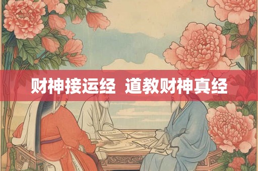财神接运经  道教财神真经