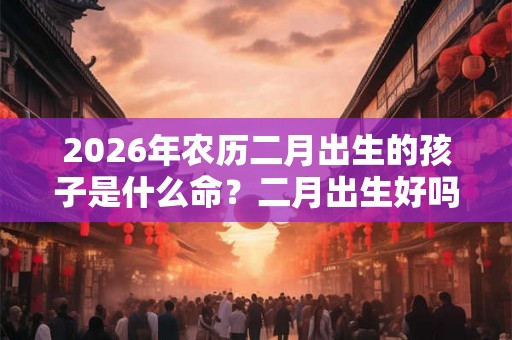 2026年农历二月出生的孩子是什么命?二月出生好吗? 2026年农历二月出生的孩子是什么命?二月出生好吗?