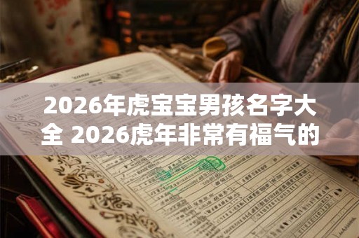 2026年虎宝宝男孩名字大全 2026虎年非常有福气的男孩名字