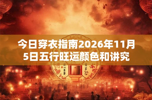 今日穿衣指南2026年11月5日五行旺运颜色和讲究