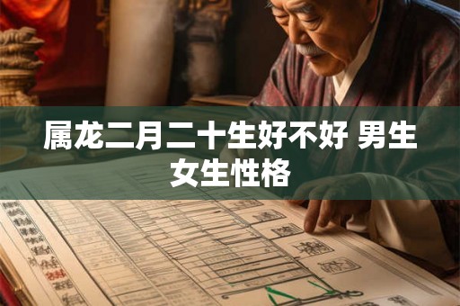 属龙二月二十生好不好 男生女生性格