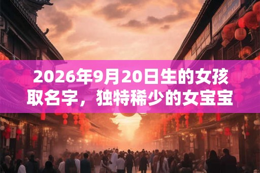 2026年9月20日生的女孩取名字，独特稀少的女宝宝名字