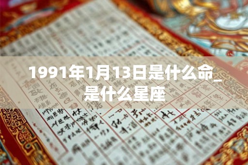 1991年1月13日是什么命_是什么星座