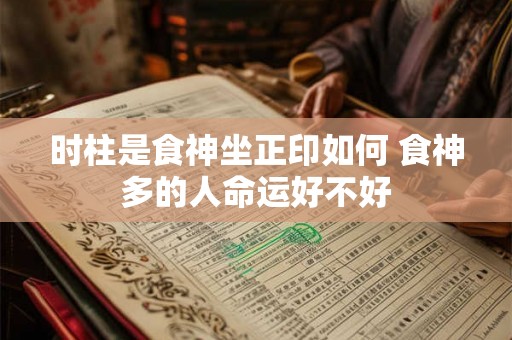 时柱是食神坐正印如何 食神多的人命运好不好