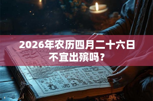 2026年农历四月二十六日不宜出殡吗？