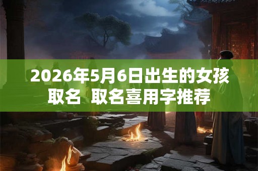 2026年5月6日出生的女孩取名 取名喜用字推荐 2026年5月6日出生的女孩取名 取名喜用字推荐