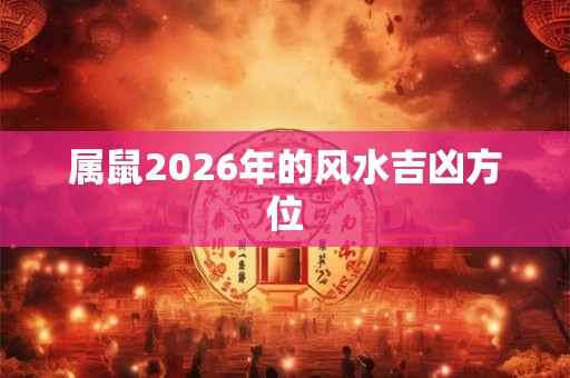 属鼠2026年的风水吉凶方位