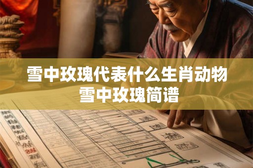 雪中玫瑰代表什么生肖动物 雪中玫瑰简谱