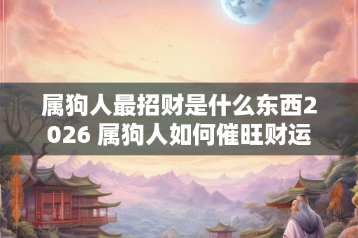属狗人最招财是什么东西2026 属狗人如何催旺财运 属狗人最招财是什么东西2026 属狗人如何催旺财运