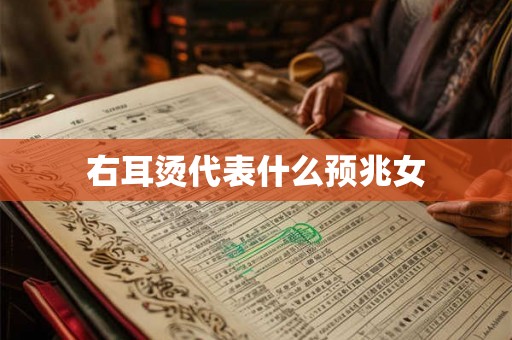 右耳烫代表什么预兆女