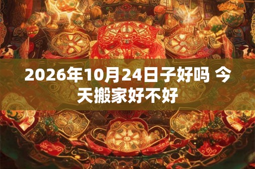 2026年10月24日子好吗 今天搬家好不好