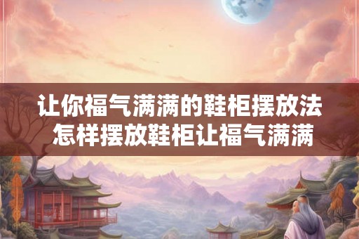 让你福气满满的鞋柜摆放法 怎样摆放鞋柜让福气满满