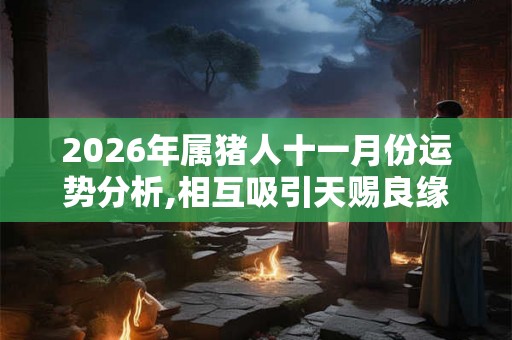 2026年属猪人十一月份运势分析,相互吸引天赐良缘 2026年属猪人十一月份运势分析,相互吸引天赐良缘
