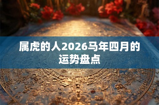 属虎的人2026马年四月的运势盘点 属虎的人2026马年四月的运势盘点