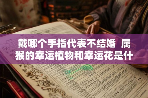戴哪个手指代表不结婚  属猴的幸运植物和幸运花是什么