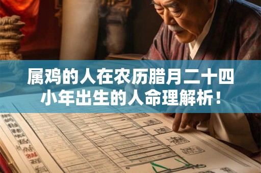 属鸡的人在农历腊月二十四小年出生的人命理解析！