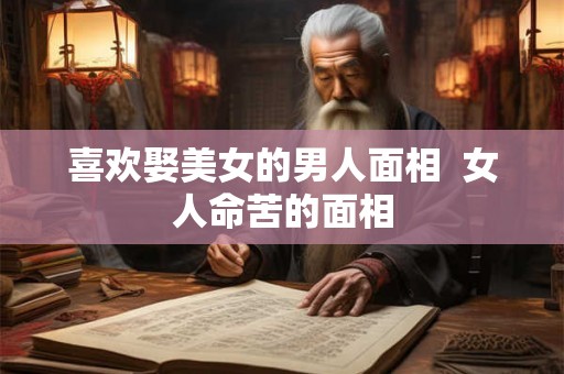 喜欢娶美女的男人面相  女人命苦的面相