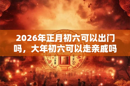 2026年正月初六可以出门吗，大年初六可以走亲戚吗？