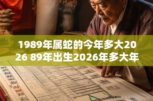 1989年属蛇的今年多大2026 89年出生2026年多大年龄