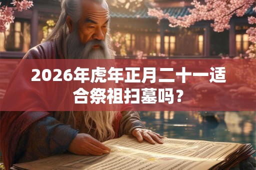2026年虎年正月二十一适合祭祖扫墓吗？