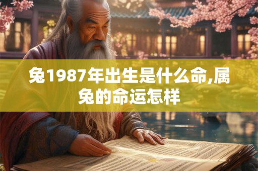 兔1987年出生是什么命,属兔的命运怎样