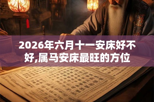 2026年六月十一安床好不好,属马安床最旺的方位