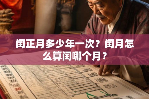 闰正月多少年一次？闰月怎么算闰哪个月？