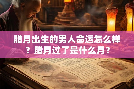 腊月出生的男人命运怎么样?腊月过了是什么月? 腊月出生的男人命运怎么样?腊月过了是什么月?